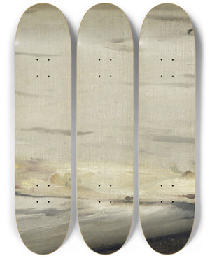 Triptych art skateboard deck of Douard Manet Asparagus by douard Manet (1832-1883)
