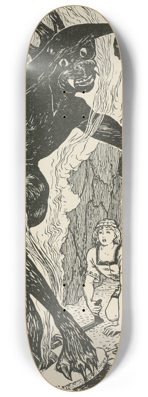 Henry Justice Ford - Virgilius and the Evii Spirit 8.25 inch art skate deck