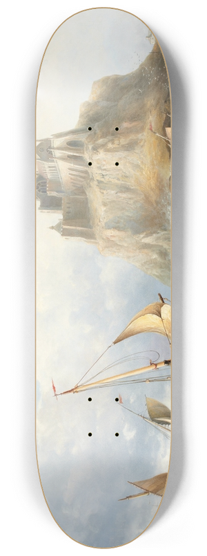 Henry King Taylor - St. Michaels Mount, Cornwall 8.25 inch art skate deck Henry King Taylor - St. Michaels Mount, Cornwall 8.25 inch art skate deck