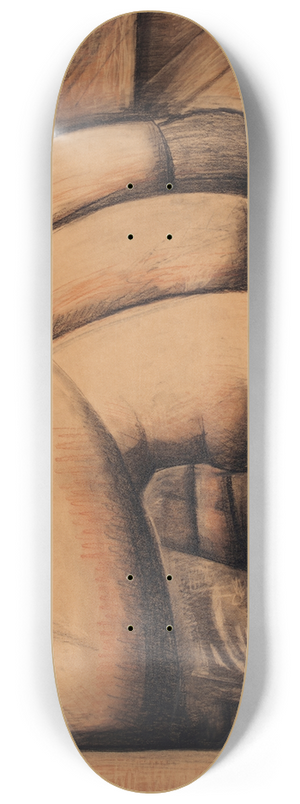 Alfredo Ramos Martnez - Las Tortilleras 8.25 inch art skate deck