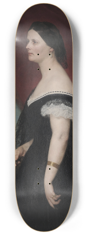Henryk Rodakowski - Wifes portrait 8.25 inch art skate deck Henryk Rodakowski - Wifes portrait 8.25 inch art skate deck