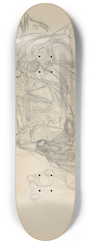 Henryk Siemiradzki - Od Polek  szkic kompozycji przedstawiajcej apoteoz krla Jana III Sobieskiego 8.25 inch art skate deck