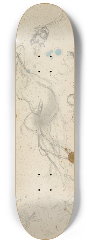 Henryk Siemiradzki - podobnie oraz szkice dwch kobiet (en face i z profilu) 8.25 inch art skate deck Henryk Siemiradzki - podobnie oraz szkice dwch kobiet (en face i z profilu) 8.25 inch art skate deck