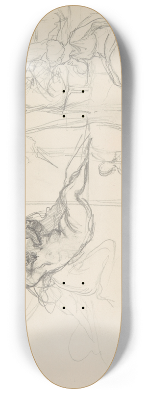 Henryk Siemiradzki - szkic postaci do plafonu Jutrzenka w paacu J. Neczajewa-Malcewa w Petersburgu oraz szkic do obrazu Podpatrzona schadzka 8.25 inch art skate deck Henryk Siemiradzki - szkic postaci do plafonu Jutrzenka w paacu J. Neczajewa-Malcewa w Petersburgu oraz szkic do obrazu Podpatrzona schadzka 8.25 inch art skate deck