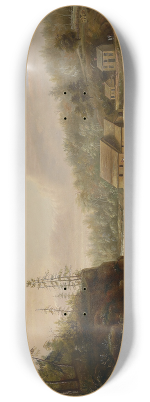 Henry Lewis - Cheevers Mill on the St. Croix River 8.25 inch art skate deck Henry Lewis - Cheevers Mill on the St. Croix River 8.25 inch art skate deck