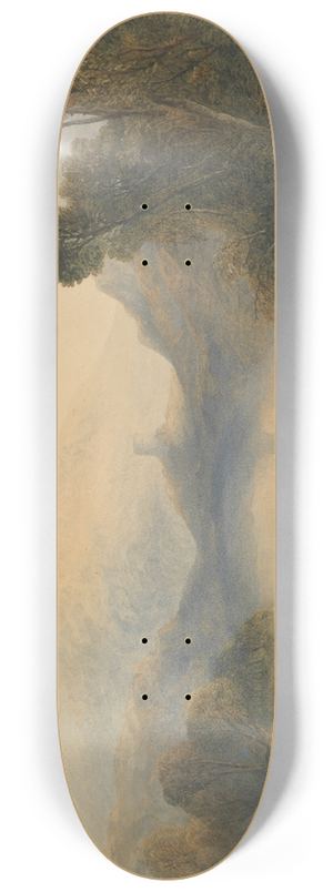 Henry Maplestone - Castle, North Wales 8.25 inch art skate deck