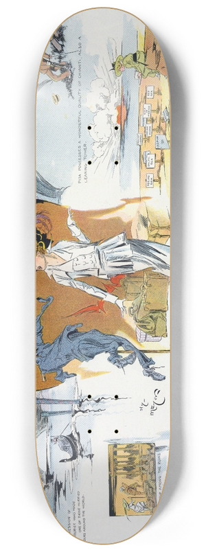 Henry Mayer - Travel impressions 8.25 inch art skate deck