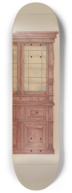 Henry Meyers - Bookcase and Writing Desk 8.25 inch art skate deck Henry Meyers - Bookcase and Writing Desk 8.25 inch art skate deck