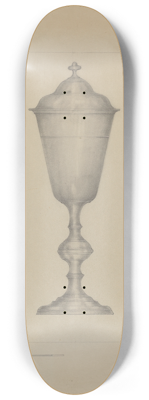 Henry Meyers - Pewter Chalice 8.25 inch art skate deck