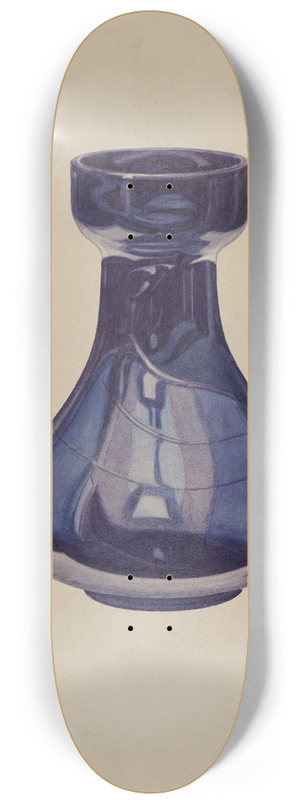 Henry Moran - Cobalt Vase 8.25 inch art skate deck