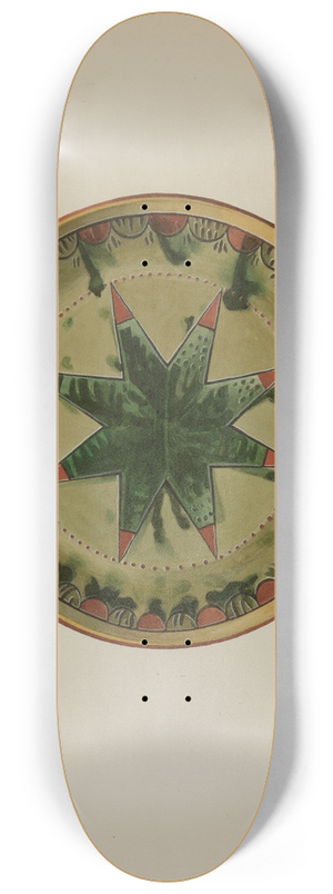 Henry Moran - Pa. German Plate 8.25 inch art skate deck