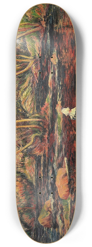 Henry Moret - Bretonne de Pont-Aven, les pieds dans la rivire 8.25 inch art skate deck