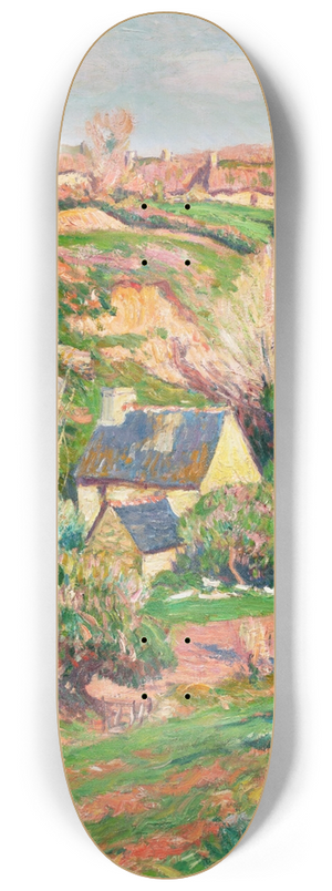 Henry Moret - Fermes en Bretagne 8.25 inch art skate deck