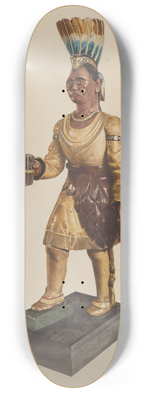 Henry Murphy - Cigar Store Indian 8.25 inch art skate deck