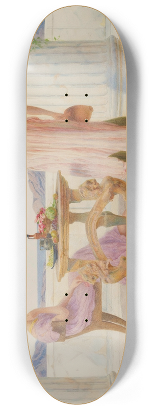 Henry Ryland - The Alfresco Repast 8.25 inch art skate deck