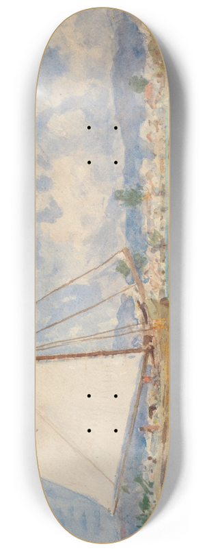 Henry Scott Tuke - Sunny hours in Jamaica 8.25 inch art skate deck