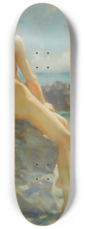 Henry Scott Tuke - The Bather 8.25 inch art skate deck