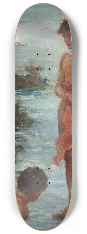 Henry Scott Tuke - Variant on A Bathing Group 8.25 inch art skate deck