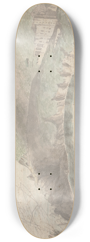 Henry Swinburne - Coastal Landscape 8.25 inch art skate deck