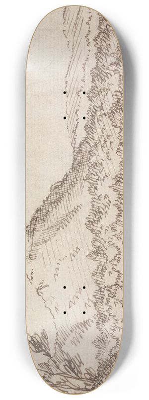 Henry Swinburne - Garonne River 8.25 inch art skate deck