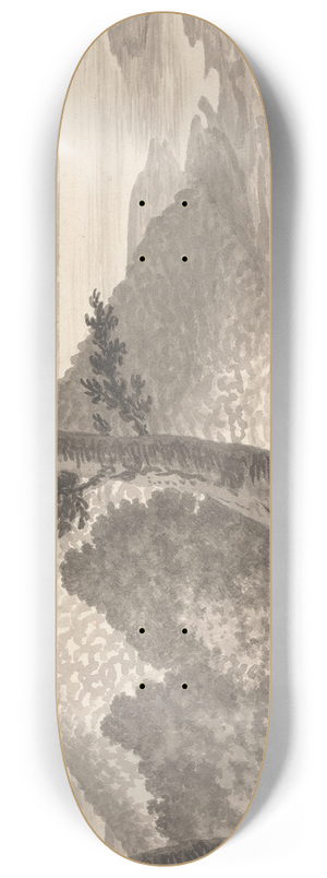 Henry Swinburne - Lake of Vico 8.25 inch art skate deck