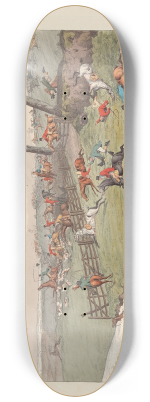 Henry Thomas Alken - Easter Monday [Stag Hunting]: A View near Epping 8.25 inch art skate deck