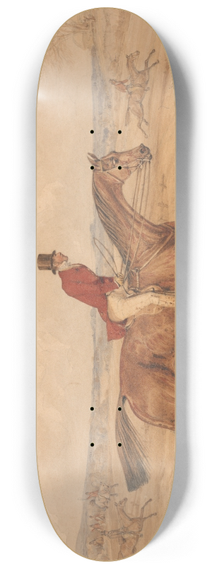 Henry Thomas Alken - Going Along a Slapping Pace 8.25 inch art skate deck Henry Thomas Alken - Going Along a Slapping Pace 8.25 inch art skate deck