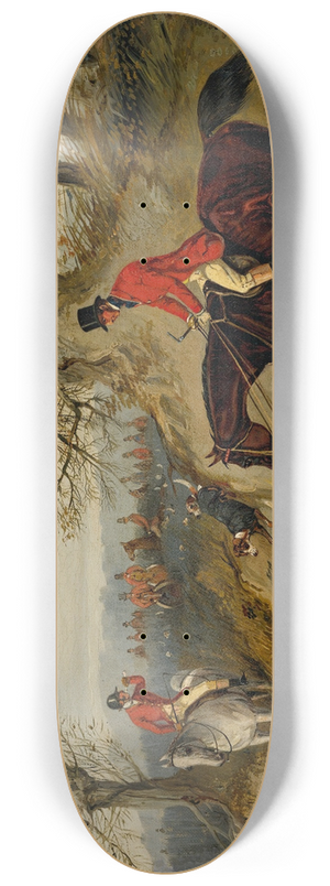 Henry Thomas Alken - Gone Away 8.25 inch art skate deck Henry Thomas Alken - Gone Away 8.25 inch art skate deck
