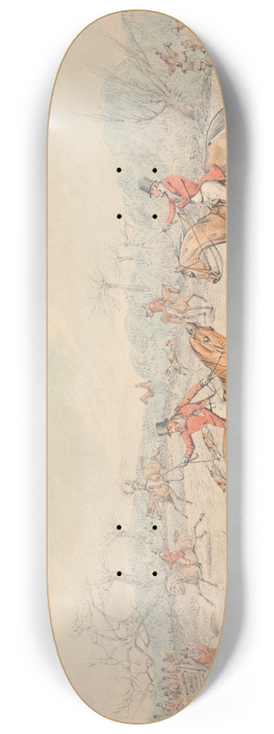 Henry Thomas Alken - Gone Away 8.25 inch art skate deck Henry Thomas Alken - Gone Away 8.25 inch art skate deck