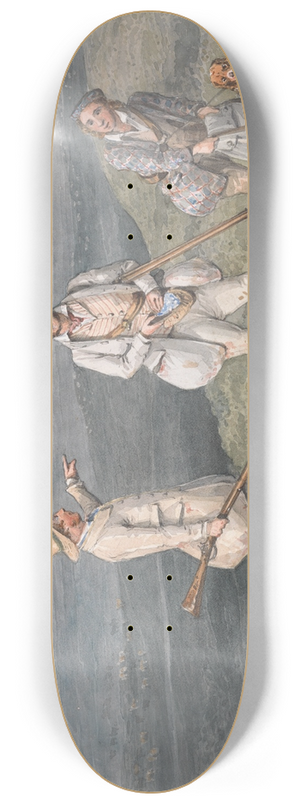 Henry Thomas Alken - Grouse Shooting; The Right Sort 8.25 inch art skate deck