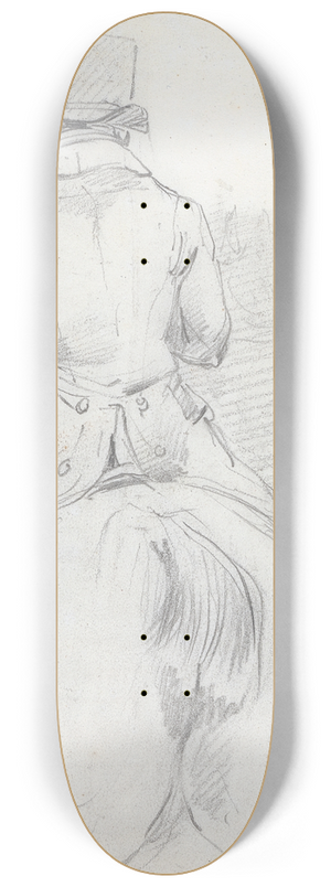Henry Thomas Alken - Horse and Rider seen from the Rear 8.25 inch art skate deck Henry Thomas Alken - Horse and Rider seen from the Rear 8.25 inch art skate deck
