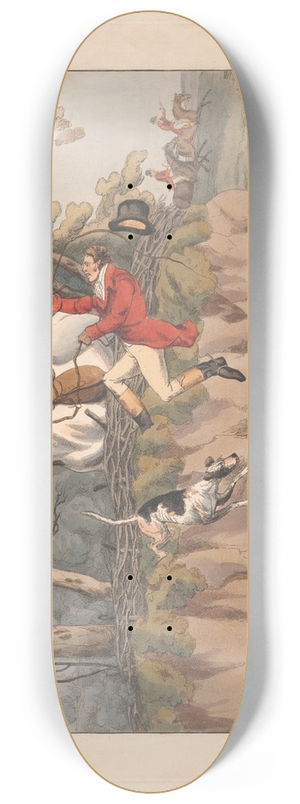 Henry Thomas Alken - [Hunting Discoveries]  Discover that it would have been prudent  8.25 inch art skate deck