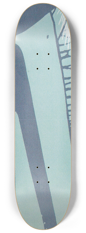 Alfred Roller - Plakat zur IX. Ausstellung der Wiener Secession 8.25 inch art skate deck