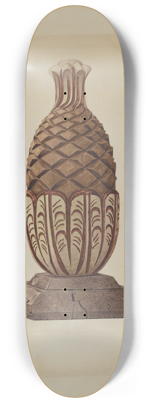 Henry Tomaszewski - Gate Post Top 8.25 inch art skate deck