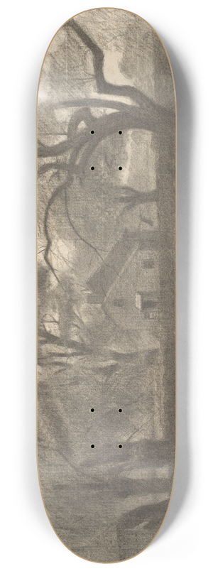 Herbert Crowley - Rural Landscape 8.25 inch art skate deck