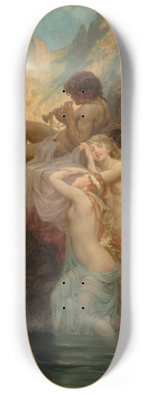 Herbert James Draper - Sea Melodies 8.25 inch art skate deck