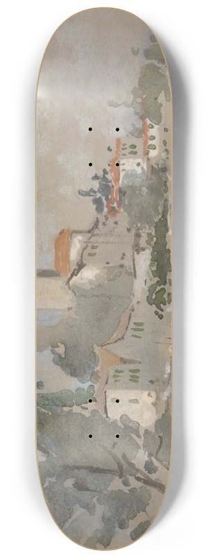 Hercules Brabazon Brabazon - A Villa near the Sea 8.25 inch art skate deck