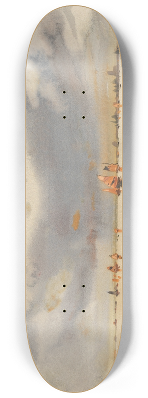 Hercules Brabazon Brabazon - Evening on the Lagoon, Venice 8.25 inch art skate deck