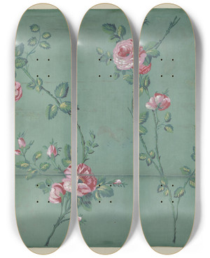 Triptych art skateboard deck of Holger Hansen Wall Paper_3 by Holger Hansen