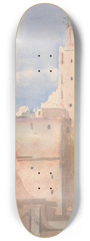 Hercules Brabazon Brabazon - Koutoubia Mosque, Marrakech 8.25 inch art skate deck