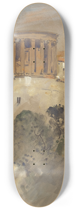 Hercules Brabazon Brabazon - Temple of Vesta at Tivoli 8.25 inch art skate deck