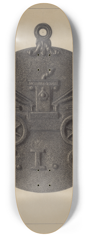 Herman Bader - Firemark 8.25 inch art skate deck