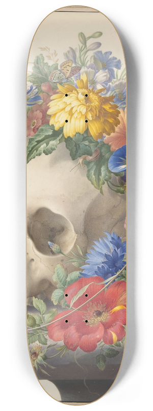 Herman Henstenburgh - Vanitas Still Life 8.25 inch art skate deck