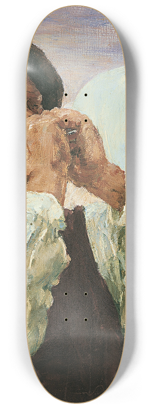 Hermann Groeber - Mundharmonikaspieler 8.25 inch art skate deck Hermann Groeber - Mundharmonikaspieler 8.25 inch art skate deck