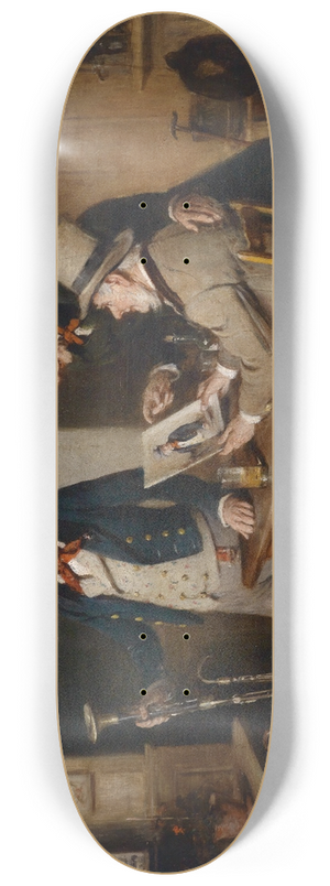 Hermann Kern - Der Fagottspieler 8.25 inch art skate deck Hermann Kern - Der Fagottspieler 8.25 inch art skate deck