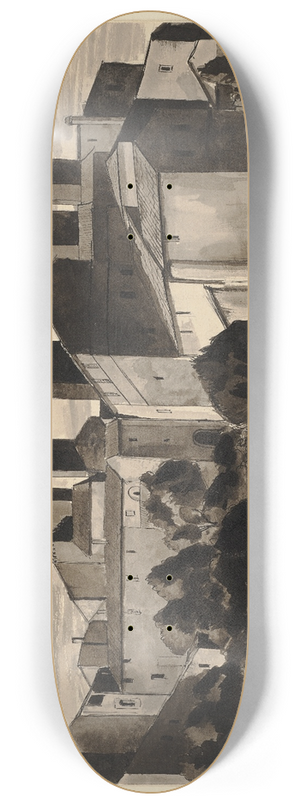 Hermann Lismann - San Gimignano 8.25 inch art skate deck