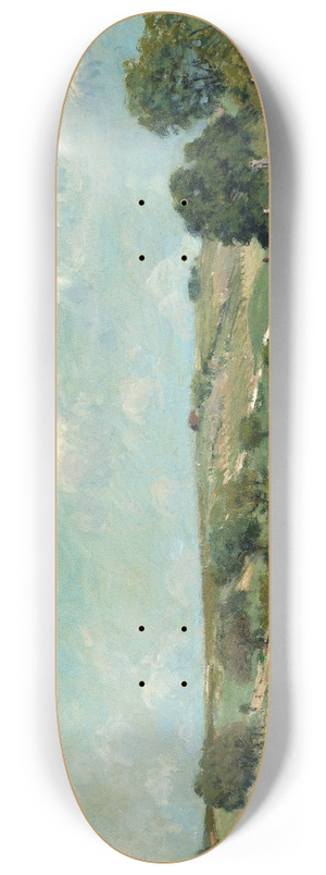 Alfred Sisley - Meadow 8.25 inch art skate deck Alfred Sisley - Meadow 8.25 inch art skate deck