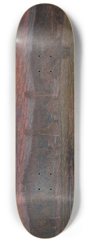 Herman Norrman - Moonlit Landscape 8.25 inch art skate deck