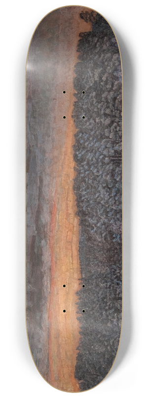 Herman Norrman - Snowy Landscape 8.25 inch art skate deck