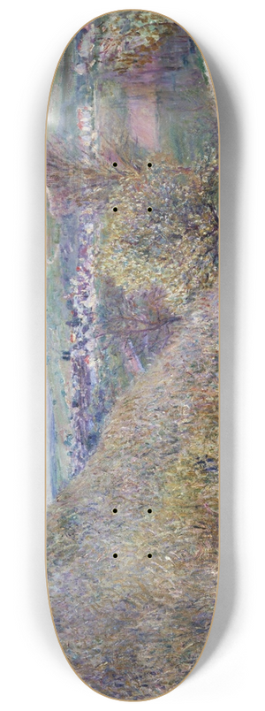 Alfred Sisley - On the Hills of Moret in Spring  Morning 8.25 inch art skate deck Alfred Sisley - On the Hills of Moret in Spring  Morning 8.25 inch art skate deck